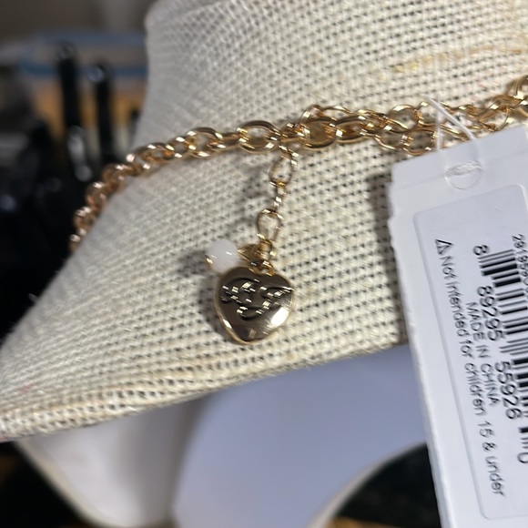 COPY - Betsey Johnson Pink/Peach Gumi Bear Necklace with Iridescent Crystals - Picture 4 of 5